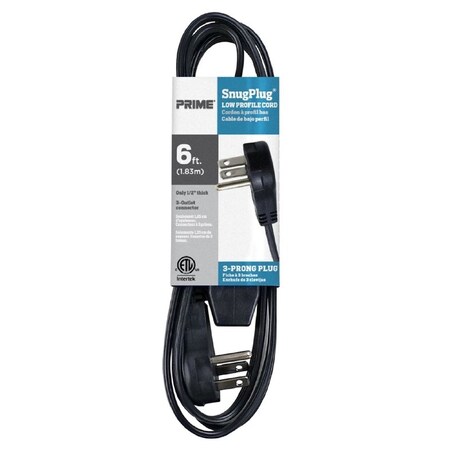 Prime Wire & Cable EXTN CORD 16/3 SPT-2 6'L EC932606